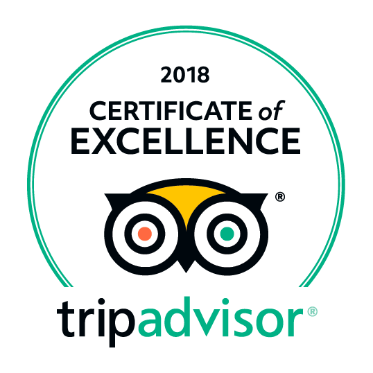 tripadvisor 2018 Certificate of Excellence
